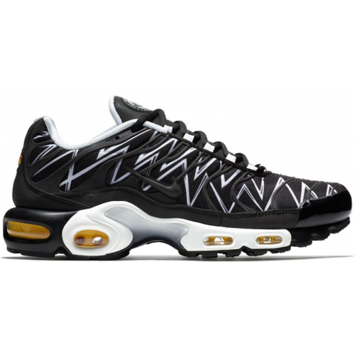 Кроссы Nike Air Max Plus Shark (Black) - мужская сетка размеров