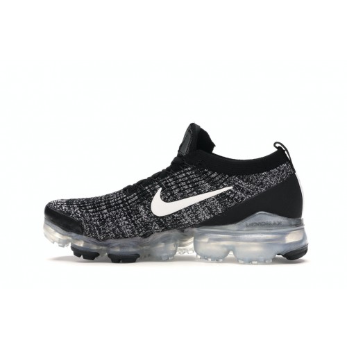 Кроссы Nike Air VaporMax Flyknit 3 Oreo - мужская сетка размеров