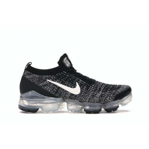 Кроссы Nike Air VaporMax Flyknit 3 Oreo - мужская сетка размеров