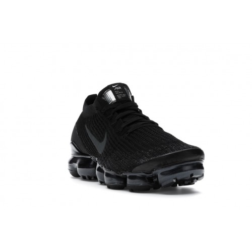 Кроссы Nike Air VaporMax Flyknit 3.0 Triple Black - мужская сетка размеров