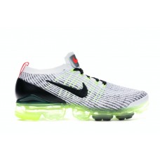 Кроссовки Nike Air VaporMax Flyknit 3 White Black Volt Bright Crimson