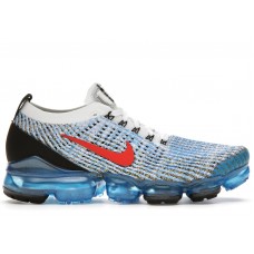 Кроссовки Nike Air VaporMax Flyknit 3 Photo Blue Club Gold