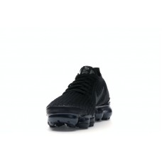 Женские Nike Air VaporMax Flyknit 3 Triple Black (W)