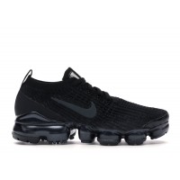 Женские Nike Air VaporMax Flyknit 3 Triple Black (W)