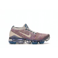 Женские кроссовки Nike Air VaporMax Flyknit 3 Desert Sand Vivid Purple (W)