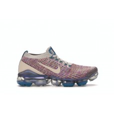 Женские кроссовки Nike Air VaporMax Flyknit 3 Desert Sand Vivid Purple (W)