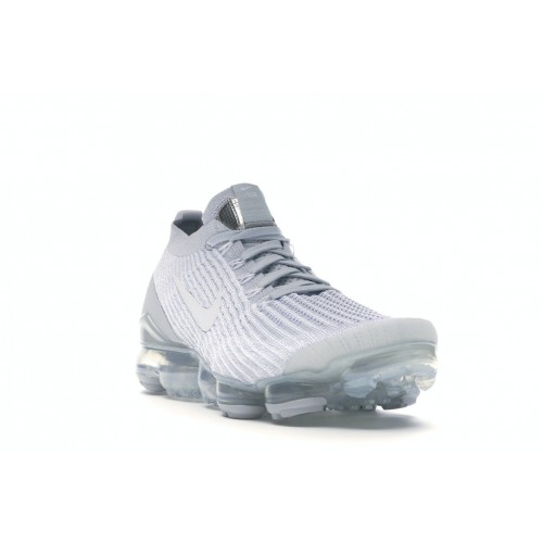 Кроссы Nike Air VaporMax Flyknit 3 Pure Platinum (W) - женская сетка размеров