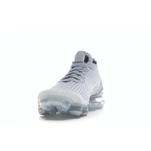 Кроссы Nike Air VaporMax Flyknit 3 Pure Platinum (W) - женская сетка размеров