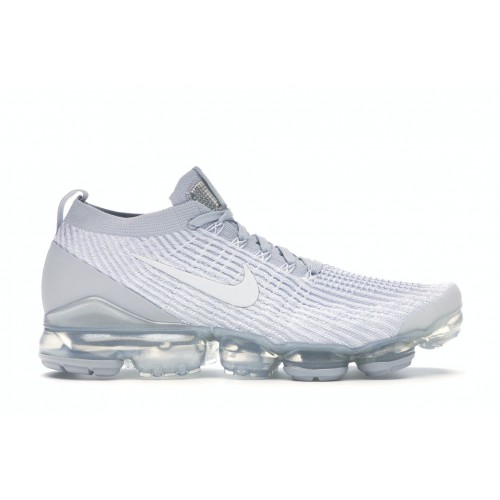 Кроссы Nike Air VaporMax Flyknit 3 Pure Platinum (W) - женская сетка размеров