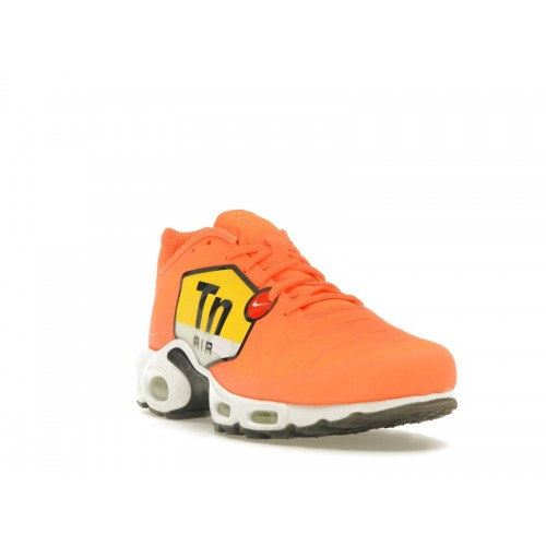 Кроссы Nike Air Max Plus Big Logo Total Orange - мужская сетка размеров