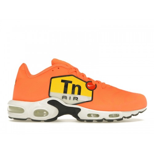 Кроссы Nike Air Max Plus Big Logo Total Orange - мужская сетка размеров