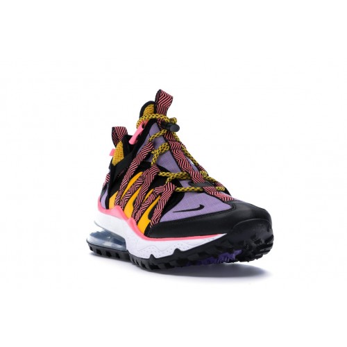 Кроссы Nike Air Max 270 Bowfin Black Atomic Violet Amarillo - мужская сетка размеров