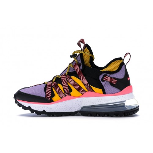 Кроссы Nike Air Max 270 Bowfin Black Atomic Violet Amarillo - мужская сетка размеров