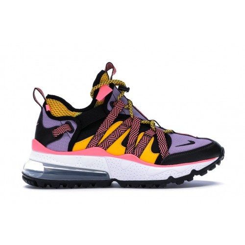 Кроссы Nike Air Max 270 Bowfin Black Atomic Violet Amarillo - мужская сетка размеров