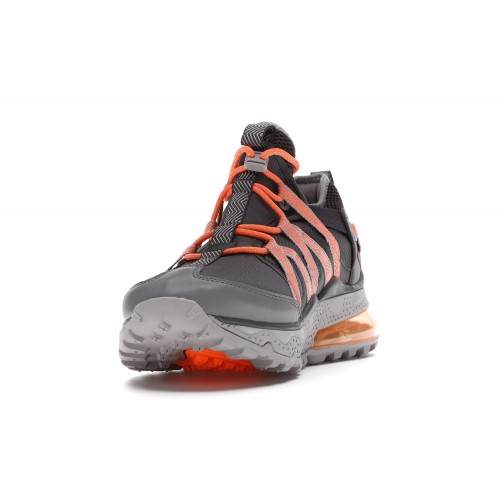 Кроссы Nike Air Max 270 Bowfin Thunder Grey Total Orange - мужская сетка размеров