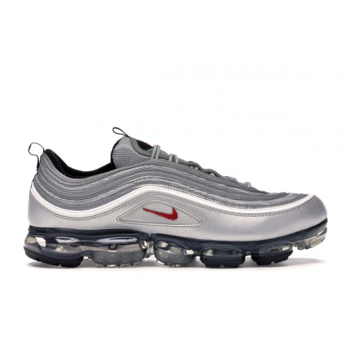 Кроссы Nike Air VaporMax 97 Silver Bullet - мужская сетка размеров