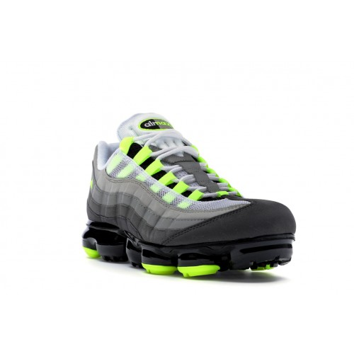 Кроссы Nike Air VaporMax 95 Neon - мужская сетка размеров