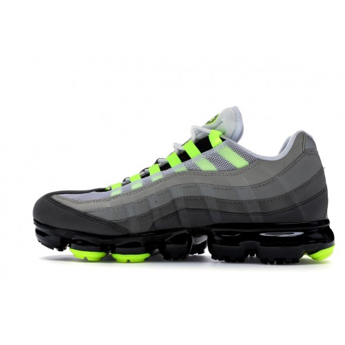 Кроссы Nike Air VaporMax 95 Neon - мужская сетка размеров