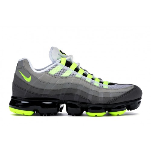 Кроссы Nike Air VaporMax 95 Neon - мужская сетка размеров