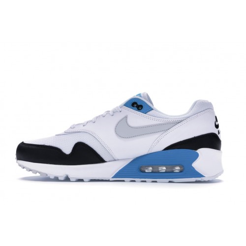 Кроссы Nike Air Max 90/1 Laser Blue - мужская сетка размеров