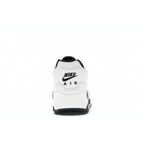 Кроссы Nike Air Max 90/1 White Black - мужская сетка размеров