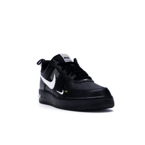 Кроссы Nike Air Force 1 Low Utility Black White - мужская сетка размеров