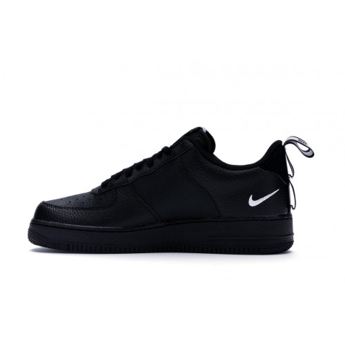 Кроссы Nike Air Force 1 Low Utility Black White - мужская сетка размеров