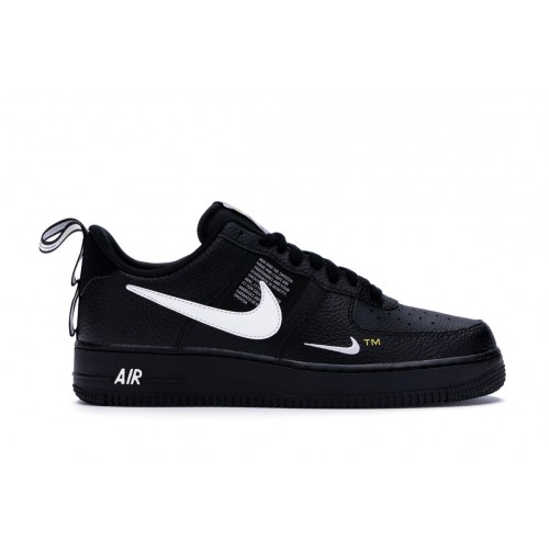 Кроссы Nike Air Force 1 Low Utility Black White - мужская сетка размеров