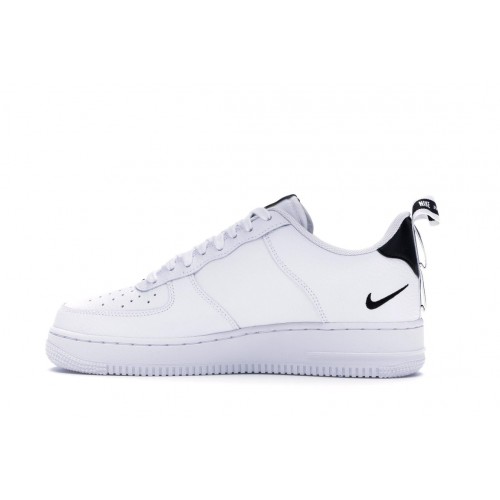 Кроссы Nike Air Force 1 Low Utility White Black - мужская сетка размеров