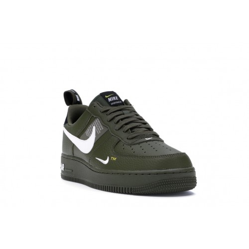 Кроссы Nike Air Force 1 Low Utility Olive Canvas - мужская сетка размеров