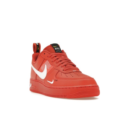 Кроссы Nike Air Force 1 Low Utility Team Orange - мужская сетка размеров