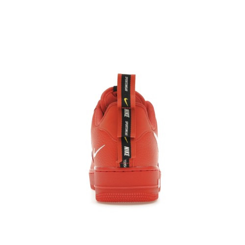 Кроссы Nike Air Force 1 Low Utility Team Orange - мужская сетка размеров