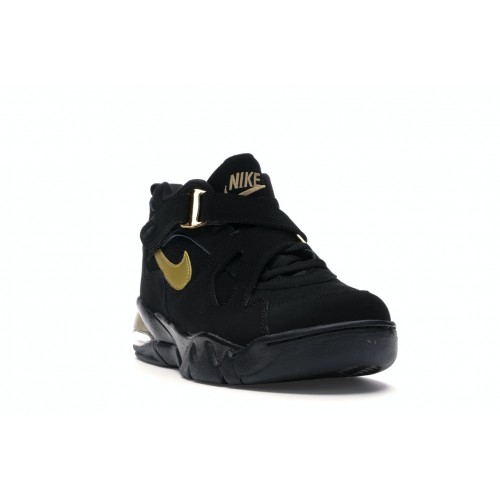 Кроссы Nike Air Force Max CB Black Metallic Gold - мужская сетка размеров