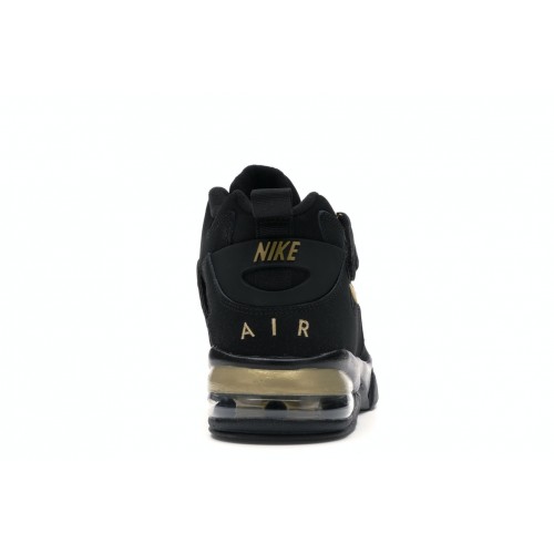 Кроссы Nike Air Force Max CB Black Metallic Gold - мужская сетка размеров