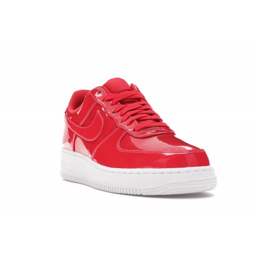 Кроссы Nike Air Force 1 Low Ultraviolet Siren Red - мужская сетка размеров