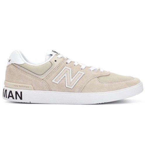 Кроссы New Balance AM574 Junya Watanabe Beige - мужская сетка размеров