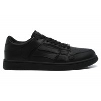 AMIRI Skel Top Low Triple Black