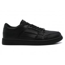AMIRI Skel Top Low Triple Black