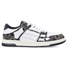 AMIRI Skel Top Low White Black Quad Monogram Print