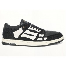 AMIRI Boucle Skel Top Low Black White