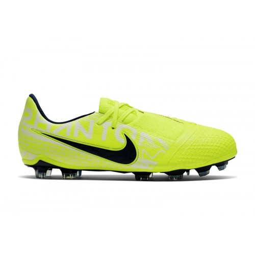 Nike Phantom Venom Elite FG Volt (GS) - подростковая сетка размеров
