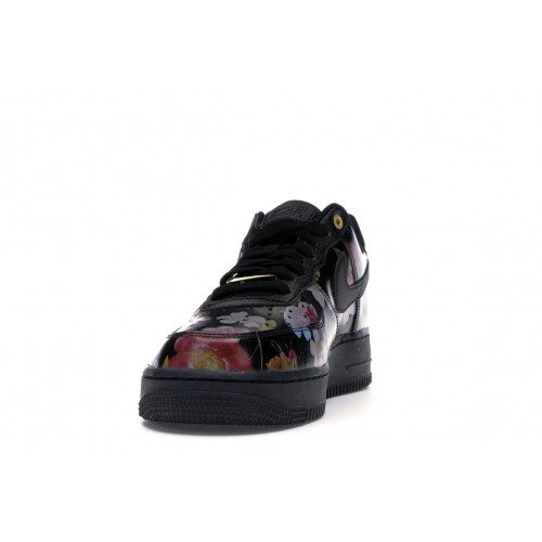 Кроссы Nike Air Force 1 Low Black Floral (W) - женская сетка размеров