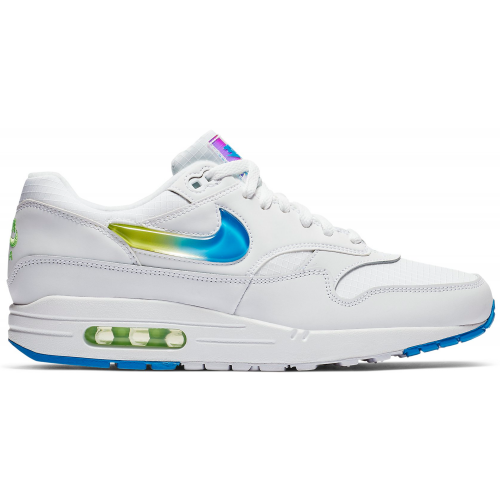 Кроссы Nike Air Max 1 Jelly Jewel White - мужская сетка размеров