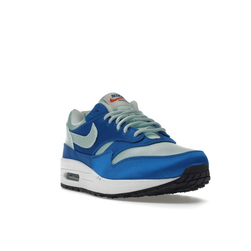 Кроссы Nike Air Max 1 Satin Blue Nebula - мужская сетка размеров