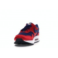 Кроссовки Nike Air Max 1 Satin University Red Deep Royal Blue