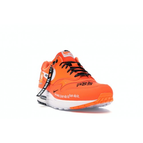 Кроссы Nike Air Max 1 Just Do It Pack Orange - мужская сетка размеров