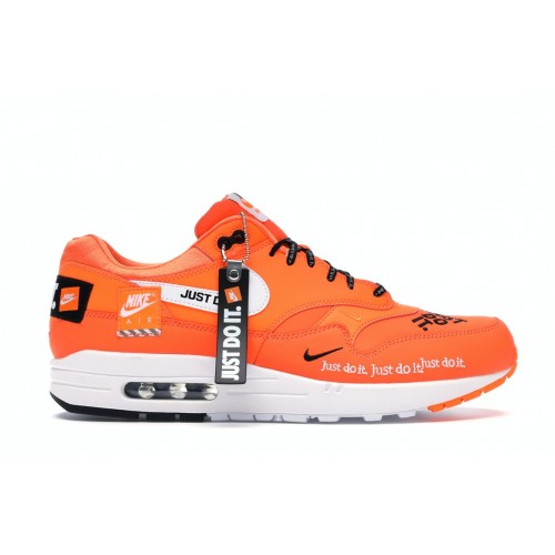 Кроссы Nike Air Max 1 Just Do It Pack Orange - мужская сетка размеров