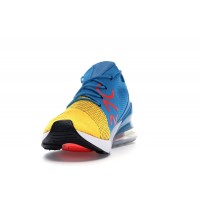 Nike Air Max 270 Flyknit Laser Orange Blue Orbit