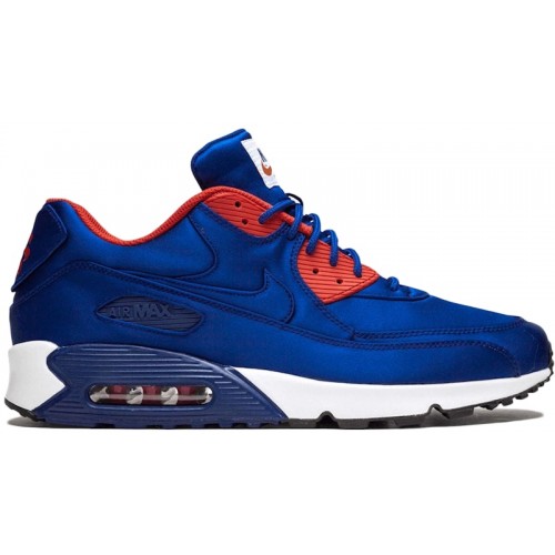 Кроссы Nike Air Max 90 Nylon Royal - мужская сетка размеров