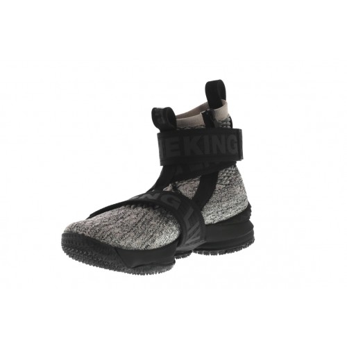 Кроссы Nike LeBron 15 Lifestyle KITH Concrete - мужская сетка размеров